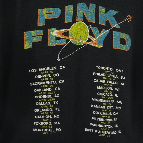 Pink Floyd Women's Crop Top T-Shirt Black Medium - Picture 4 of 6